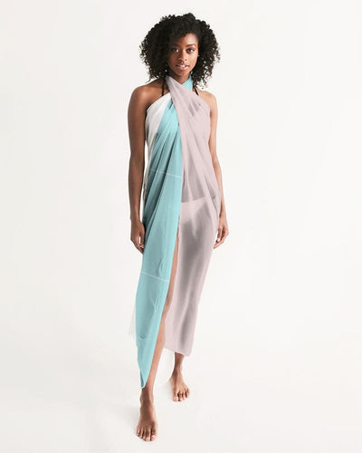 Pastel Colorblock Swim Cover Up - Womens | Oversized Scarf Sarong