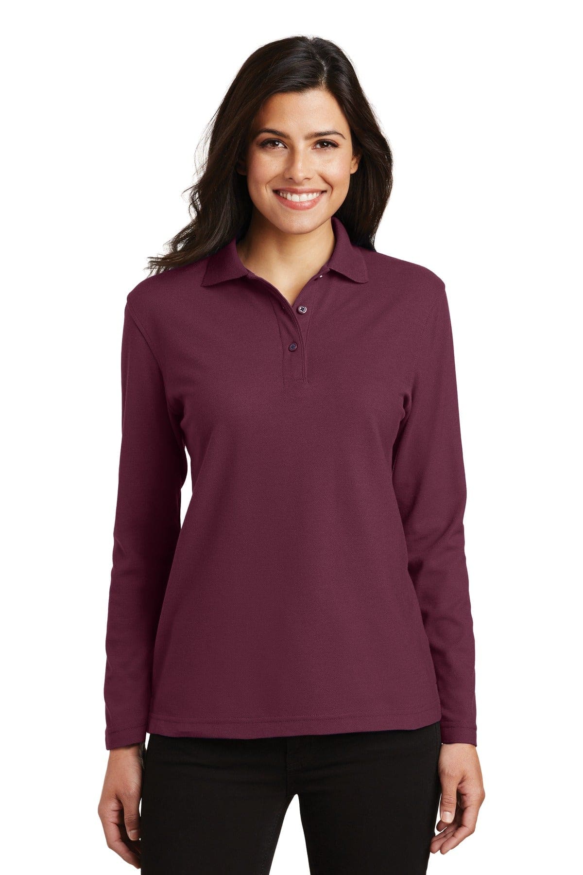 Ladies Long Sleeve Polo L500ls - Custom | Shirts