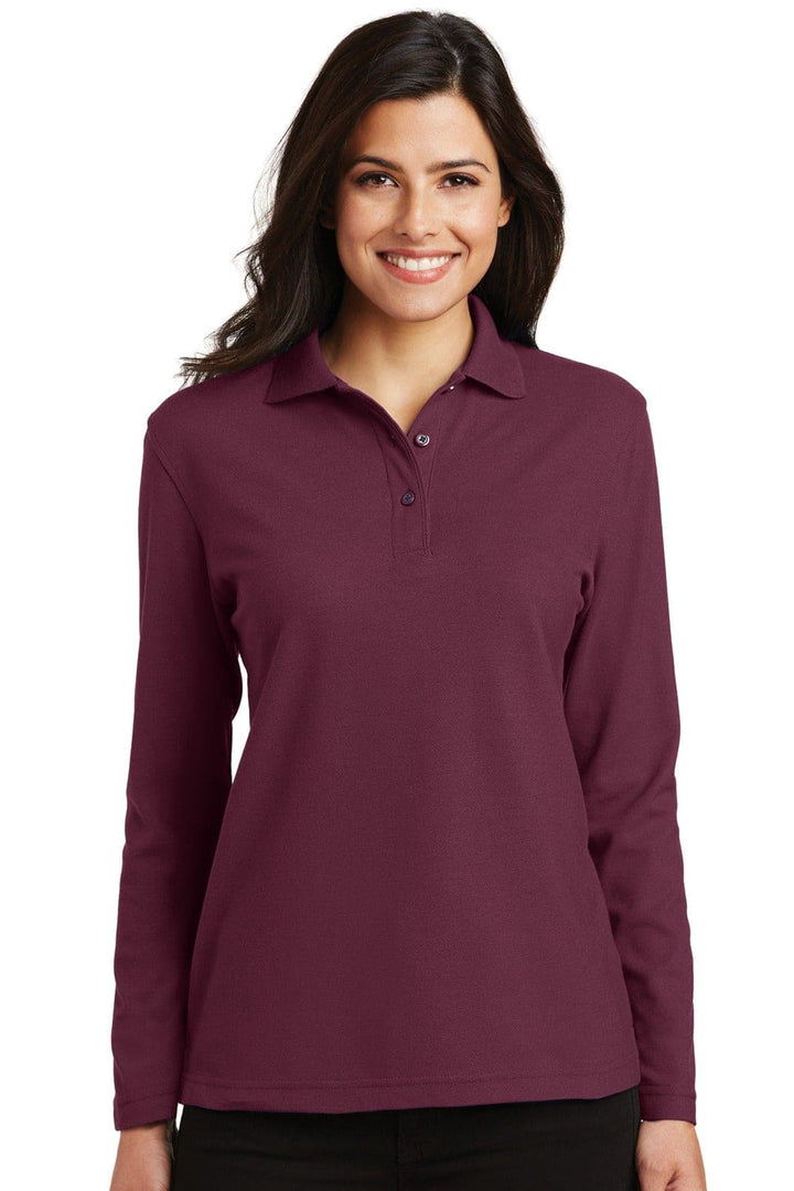 Womens Long Sleeve Polo Shirt - Custom | Polo Shirts