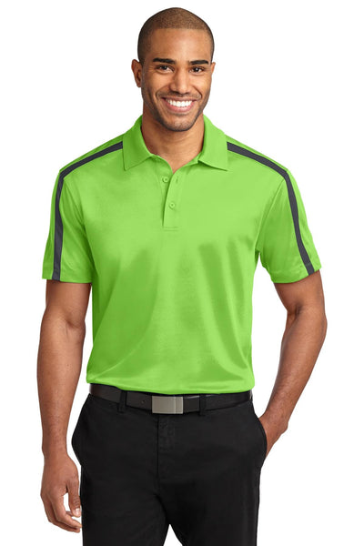Port Authority Silk Touch’ Performance Colorblock Stripe Polo. K547