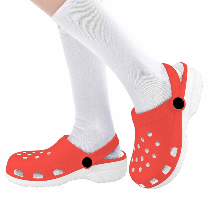 Red Orange Kids Clogs - Unisex | Clogs | Youth