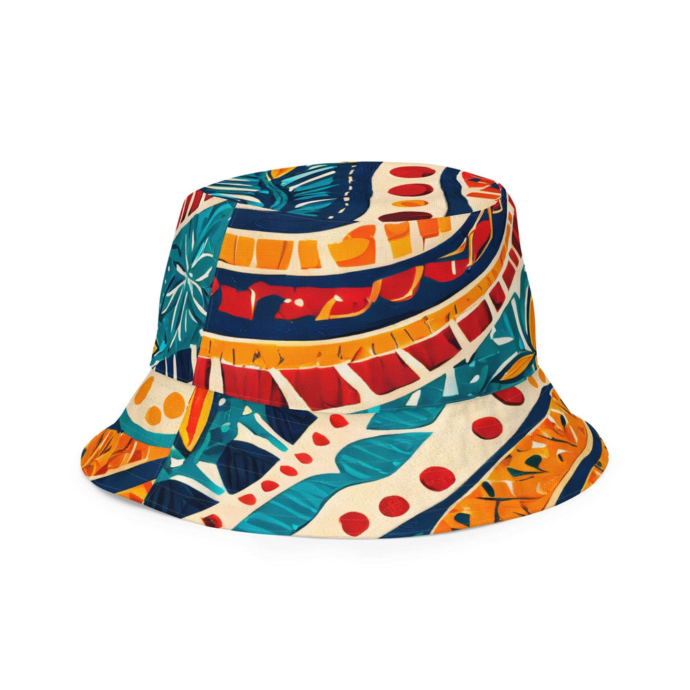 Reversible Bucket Hat Boho Floral Print - Unisex | Bucket Hats