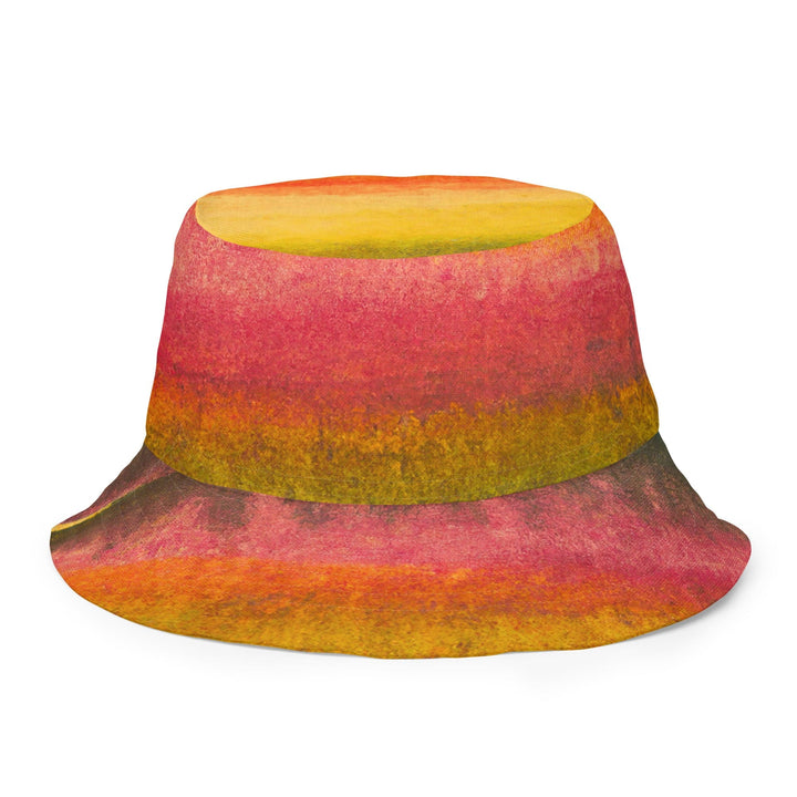 Reversible Bucket Hat Autumn Fall Watercolor Abstract Print - Unisex | Bucket