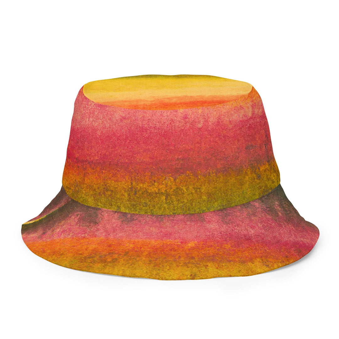 Reversible Bucket Hat Autumn Fall Watercolor Abstract Print - Unisex | Bucket