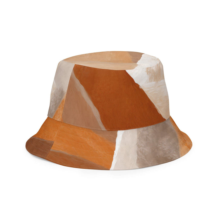 Reversible Bucket Hat Boho Watercolor Print - Unisex/Bucket Hats