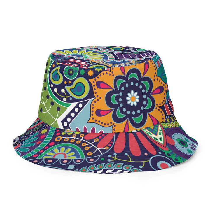 Reversible Bucket Hat Floral Paisley 22523 - Unisex | Bucket Hats