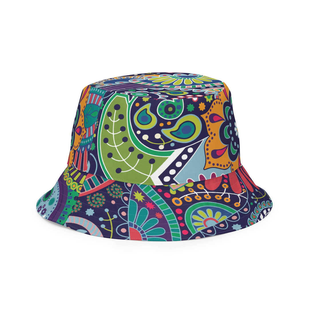 Reversible Bucket Hat Floral Paisley 22523 - Unisex | Bucket Hats