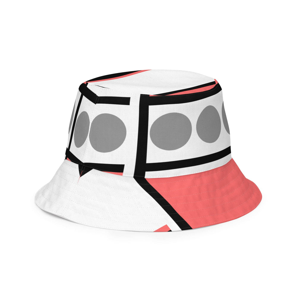 Reversible Bucket Hat Pale Red Print - Unisex | Bucket Hats