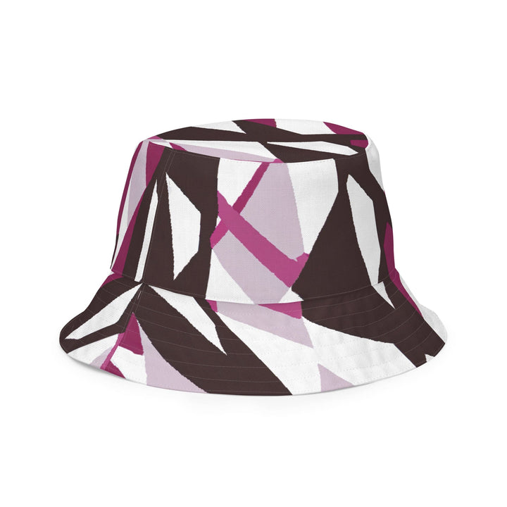 Reversible Bucket Hat Pink Mauve Pattern - Unisex | Bucket Hats