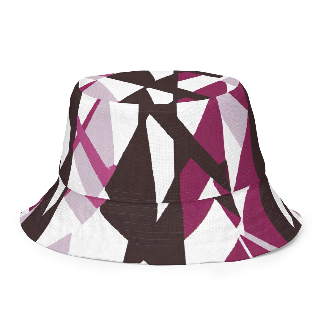 Reversible Bucket Hat Pink Mauve Pattern - Unisex | Bucket Hats