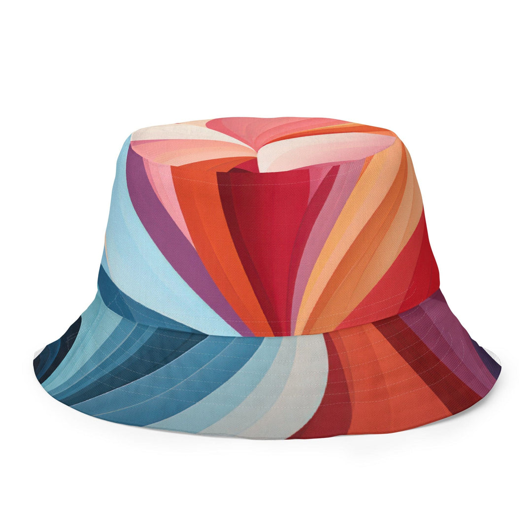 Reversible Bucket Hat Multicolor Heart - Unisex | Bucket Hats