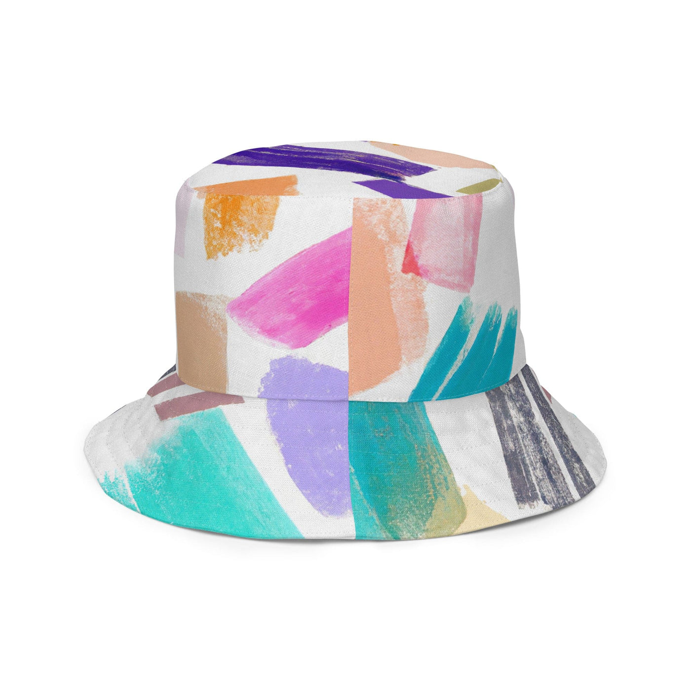 Reversible Bucket Hat Pastel Pattern - Unisex / Bucket Hats