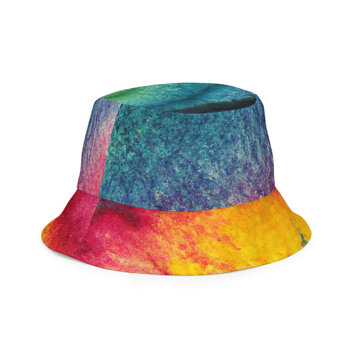 Reversible Bucket Hat Multicolor Abstract Pattern - Unisex | Bucket Hats