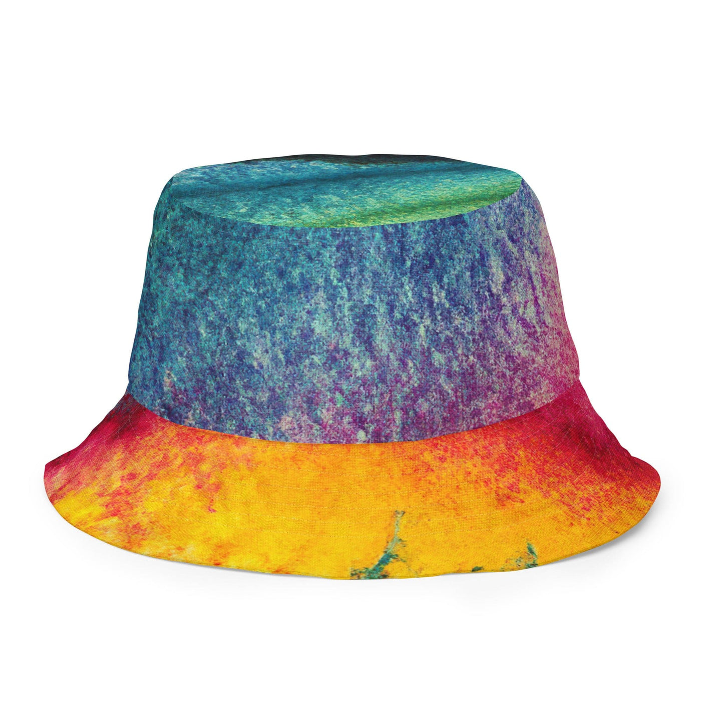 Reversible Bucket Hat Multicolor Abstract Pattern 2 - Unisex / Bucket Hats