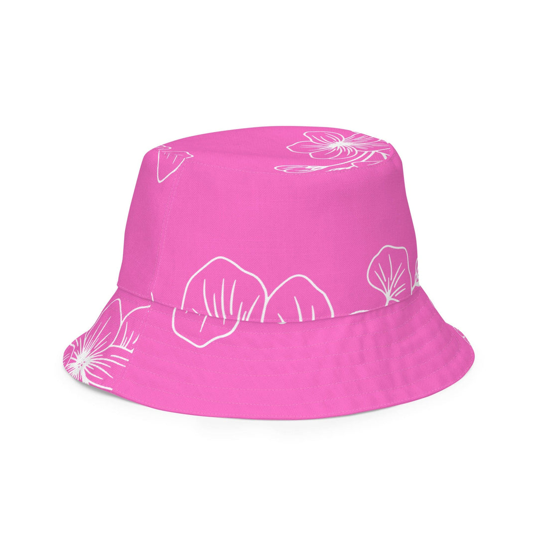 Reversible Bucket Hat Pink Floral - Unisex | Bucket Hats