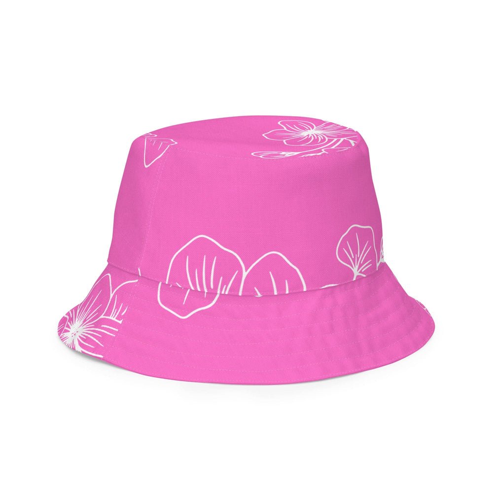 Reversible Bucket Hat - Pink Floral - Unisex | Bucket Hats