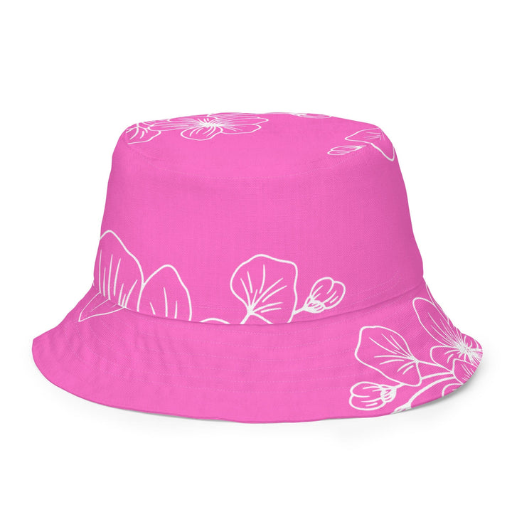 Reversible Bucket Hat Pink Floral - Unisex | Bucket Hats