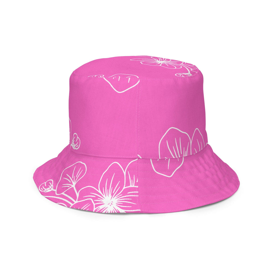 Reversible Bucket Hat Pink Floral - Unisex | Bucket Hats