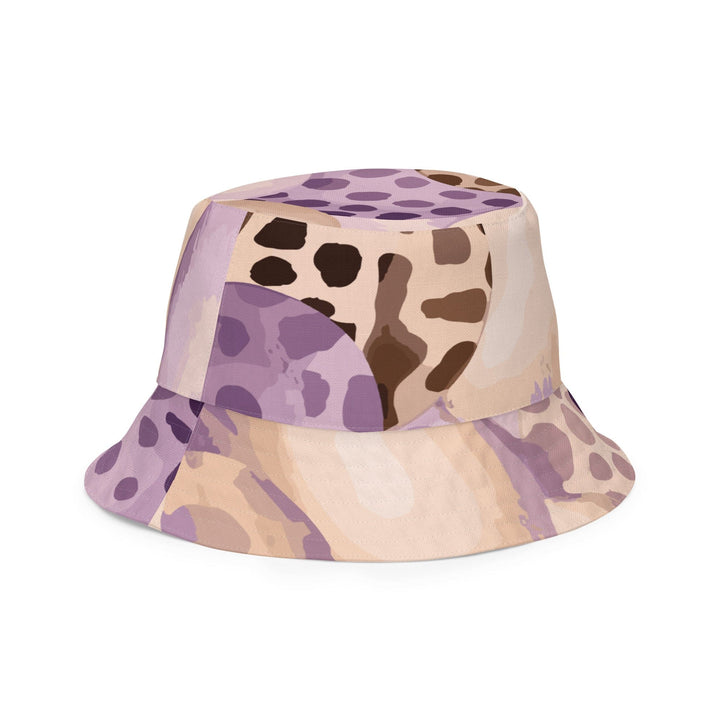 Reversible Bucket Hat Purple Lavender Spotted Print - Unisex | Bucket Hats