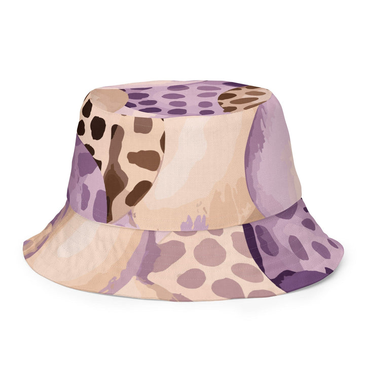 Reversible Bucket Hat Purple Lavender Spotted Print - Unisex | Bucket Hats