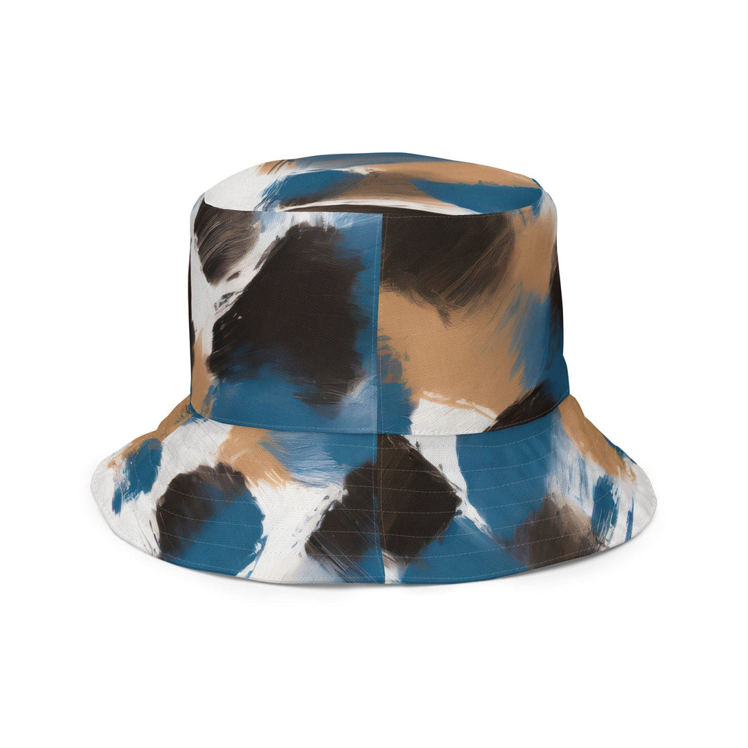 Reversible Bucket Hat Spotted Rustic Blue and Brown - Unisex | Bucket Hats