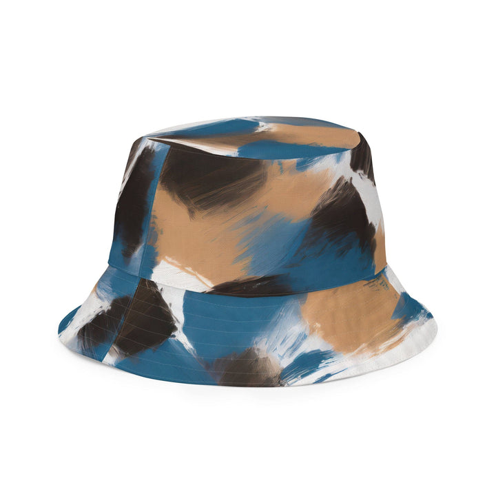 Reversible Bucket Hat Spotted Rustic Blue and Brown - Unisex | Bucket Hats