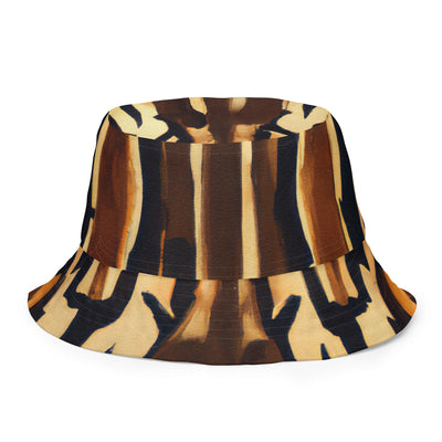 Reversible Bucket Hat Zorse Geometric Print Pattern - Unisex / Bucket Hats