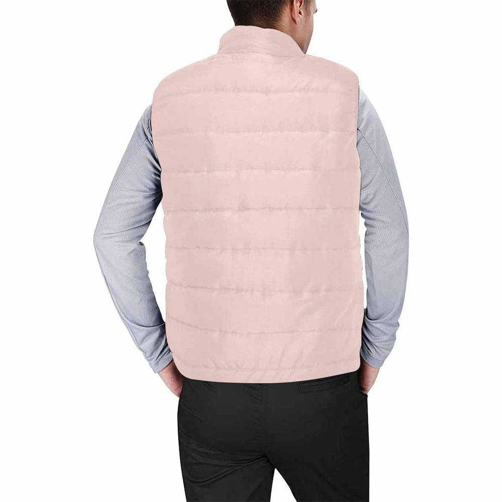 Scallop Seashell Pink Mens Padded Vest - Mens | Vests