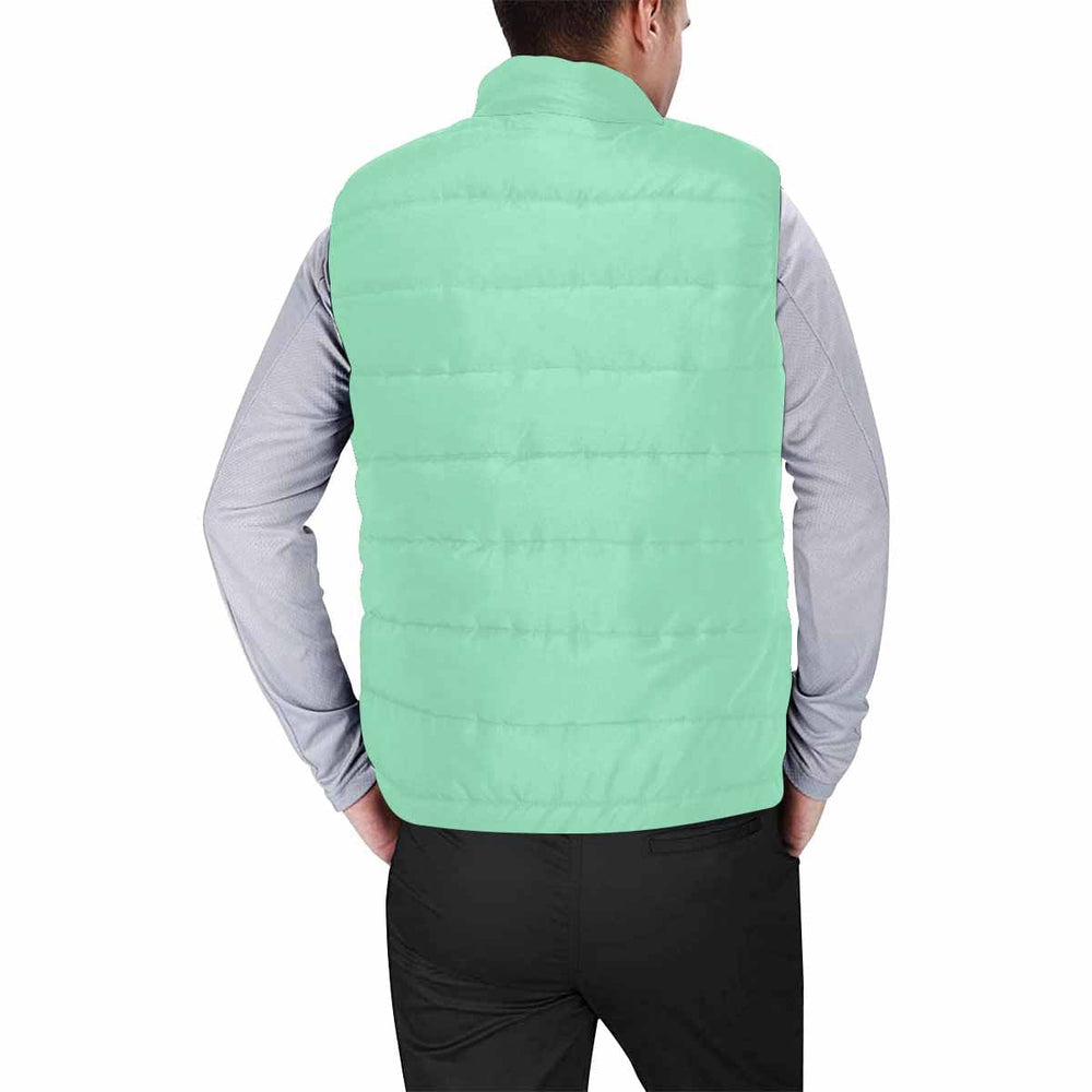 Seafoam Green Mens Padded Vest - Mens | Vests