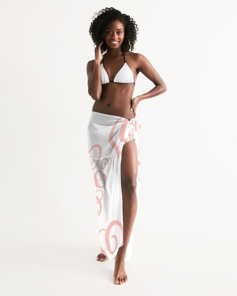 Sheer Love Pink Swimsuit Cover Up - Womens | Oversized Scarf | Sarong Swim Cover