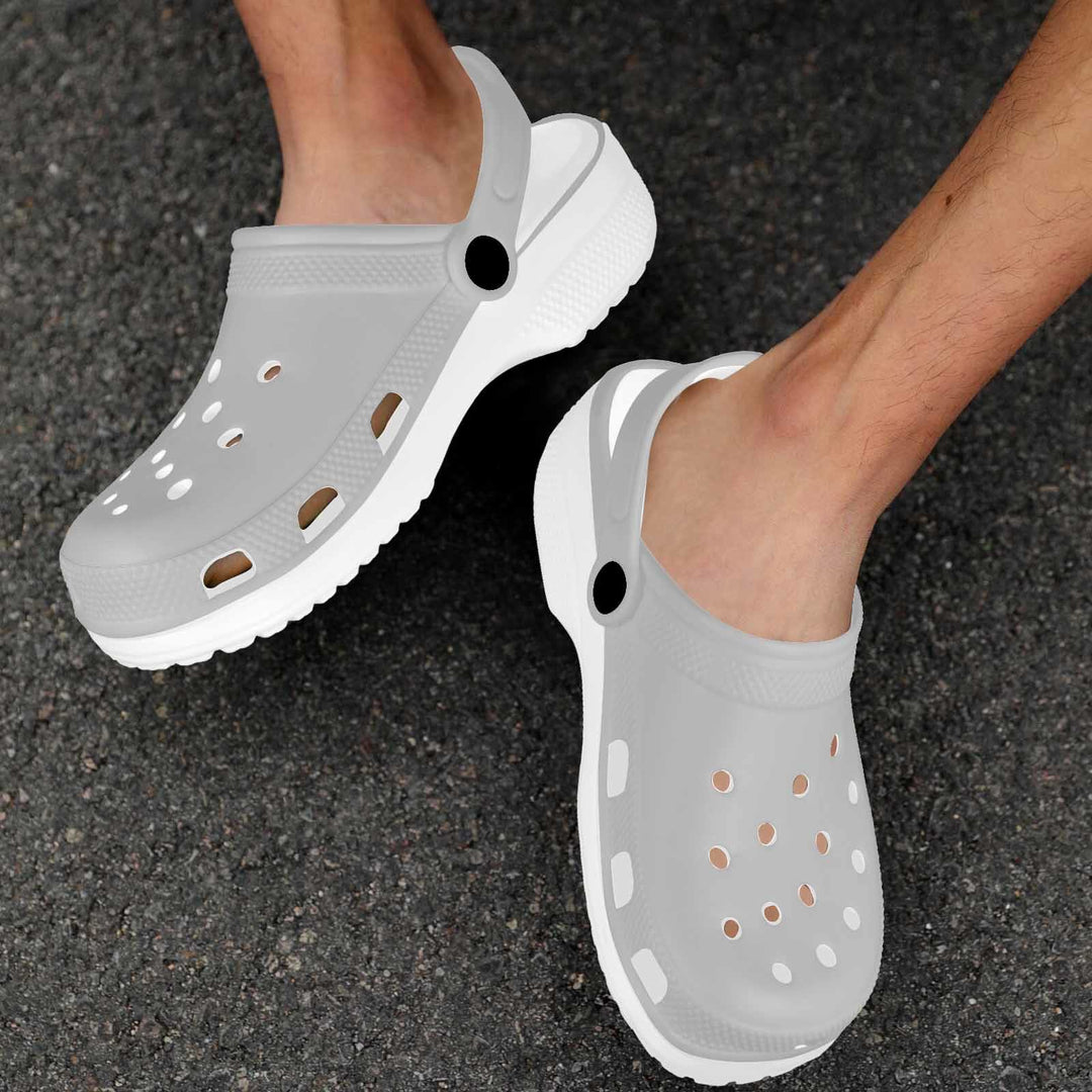 Silver Adult Clogs - Unisex | Clogs | Adults