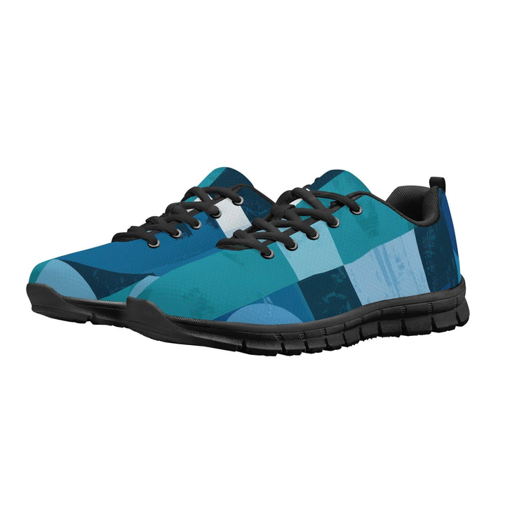 Sneakers for Men - Blue Canvas Mesh Running Shoes - Mens | Sneakers | Running