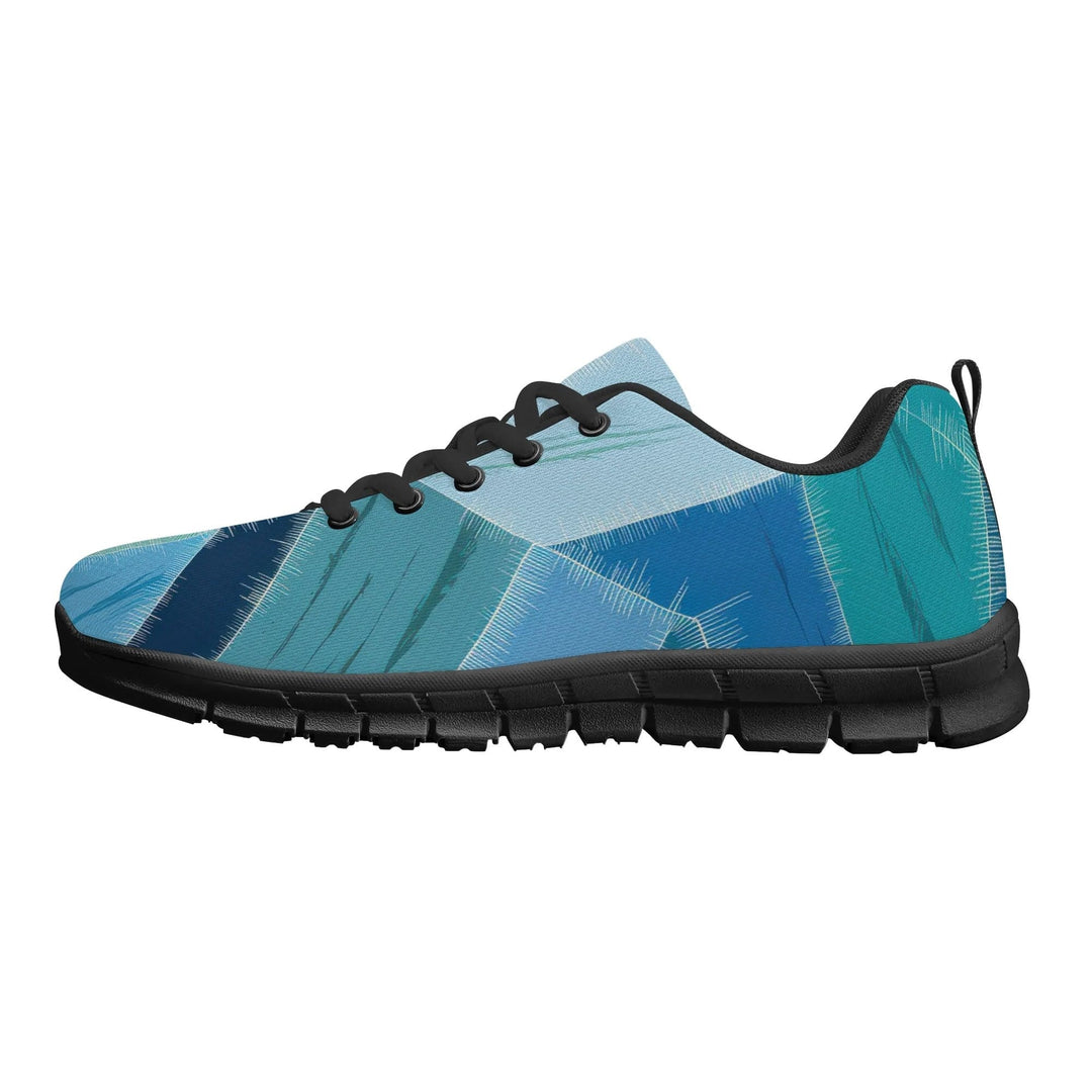 Sneakers for Men - Blue Canvas Mesh Running Shoes - Mens | Sneakers | Running