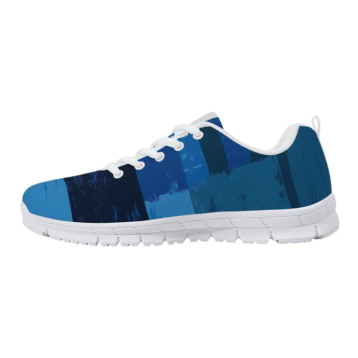 Sneakers for Men - Blue Canvas Mesh Running Shoes - Mens | Sneakers | Running