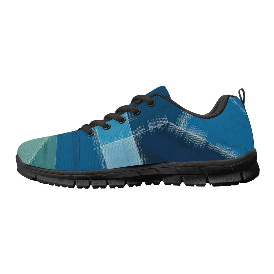 Sneakers for Men - Blue Canvas Mesh Running Shoes - Mens | Sneakers | Running