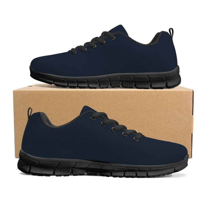 Sneakers for Men - Blue Canvas Mesh Running Shoes - Mens | Sneakers | Running