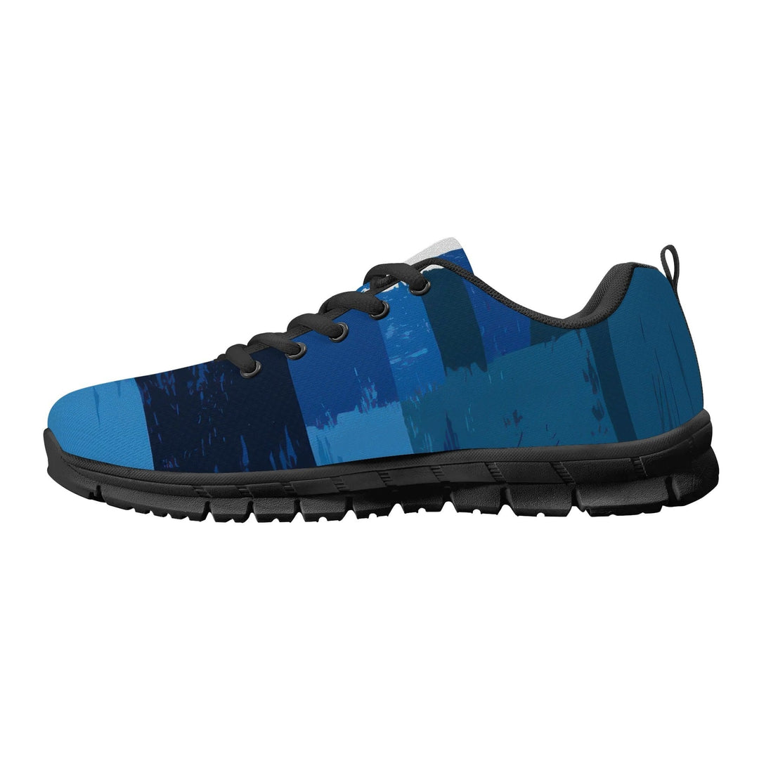 Sneakers for Men - Blue Canvas Mesh Running Shoes - Mens | Sneakers | Running