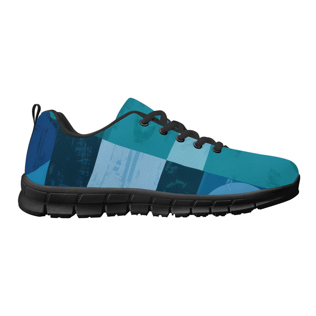 Sneakers for Men - Blue Canvas Mesh Running Shoes - Mens | Sneakers | Running