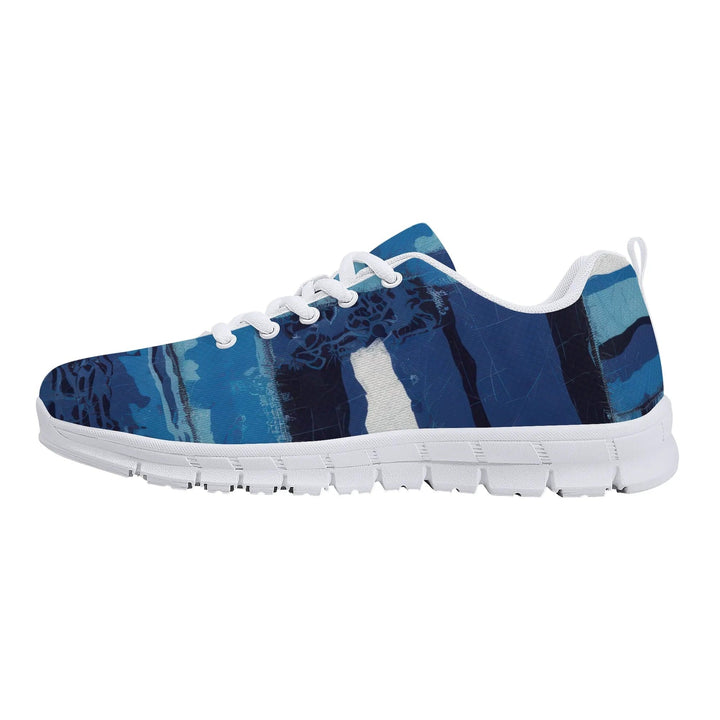 Sneakers for Men - Blue Canvas Mesh Running Shoes - Mens | Sneakers | Running