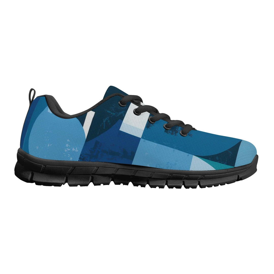 Sneakers for Men - Blue Canvas Mesh Running Shoes - Mens | Sneakers | Running