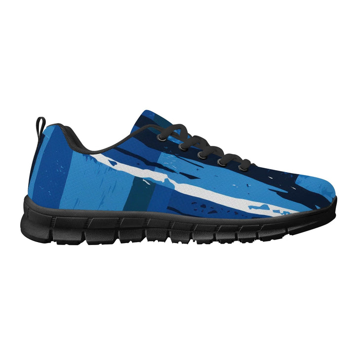 Sneakers for Men - Blue Canvas Mesh Running Shoes - Mens | Sneakers | Running