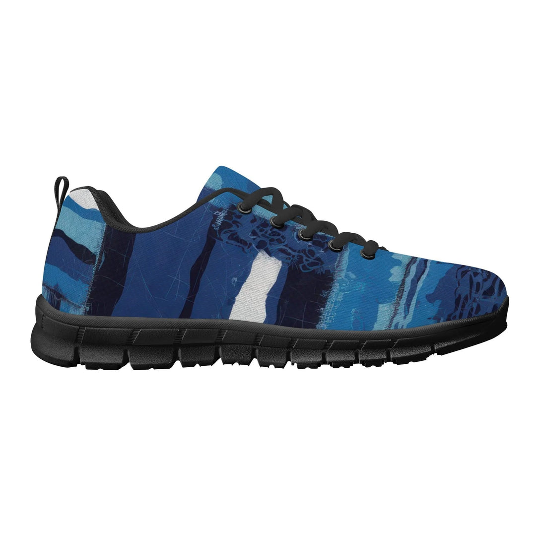 Sneakers for Men - Blue Canvas Mesh Running Shoes - Mens | Sneakers | Running