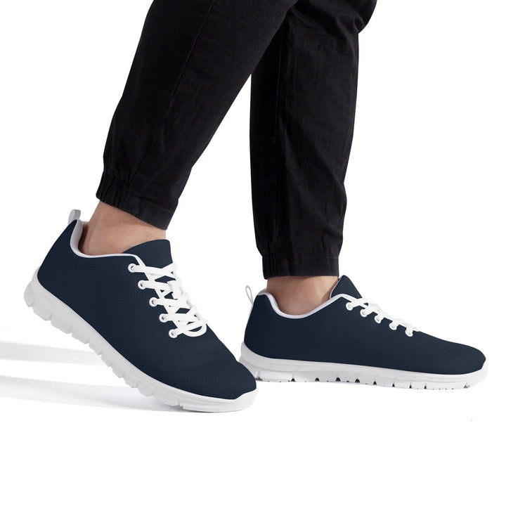 Sneakers for Men - Blue Canvas Mesh Running Shoes - Mens | Sneakers | Running