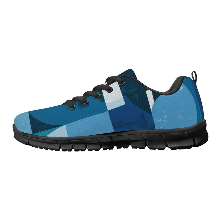 Sneakers for Men - Blue Canvas Mesh Running Shoes - Mens | Sneakers | Running