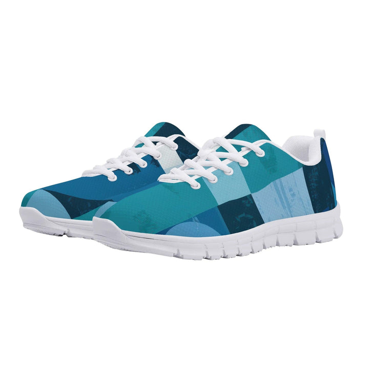 Sneakers for Men - Blue Canvas Mesh Running Shoes - Mens | Sneakers | Running