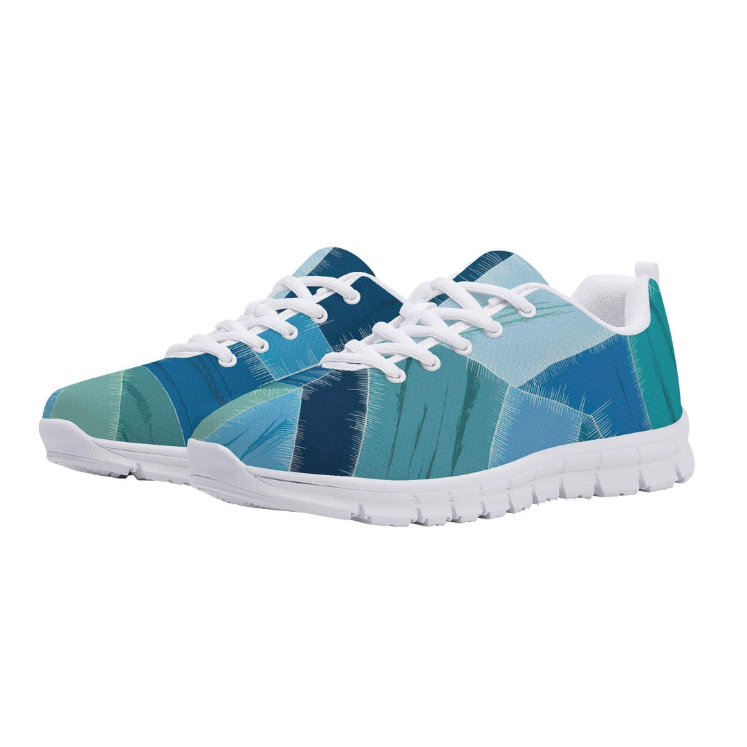 Sneakers for Men - Blue Canvas Mesh Running Shoes - Mens | Sneakers | Running