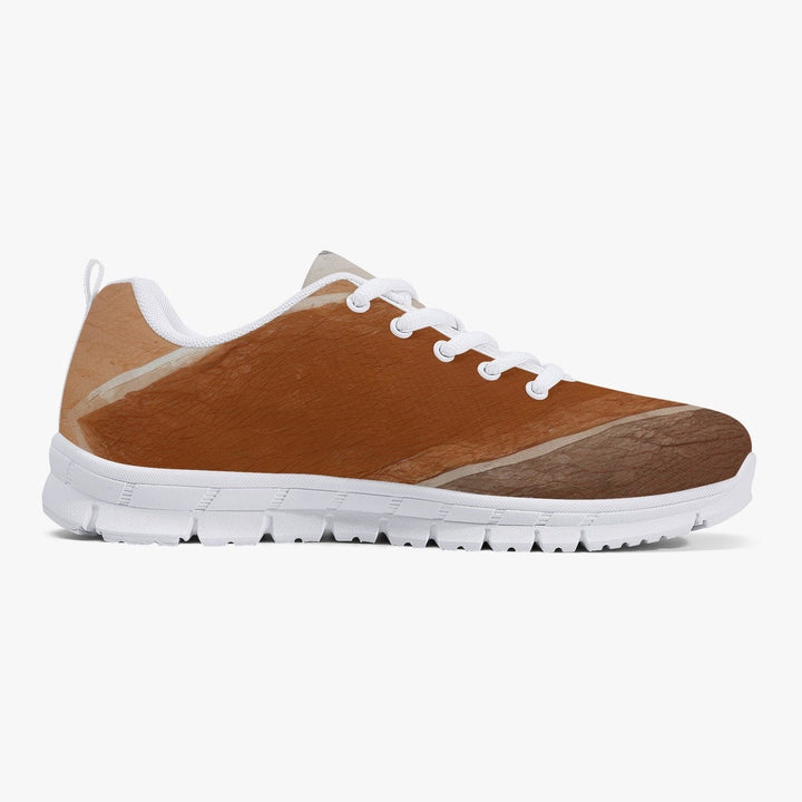 Sneakers for Men Stone Brown - Canvas Mesh Athletic Running Shoes - Mens