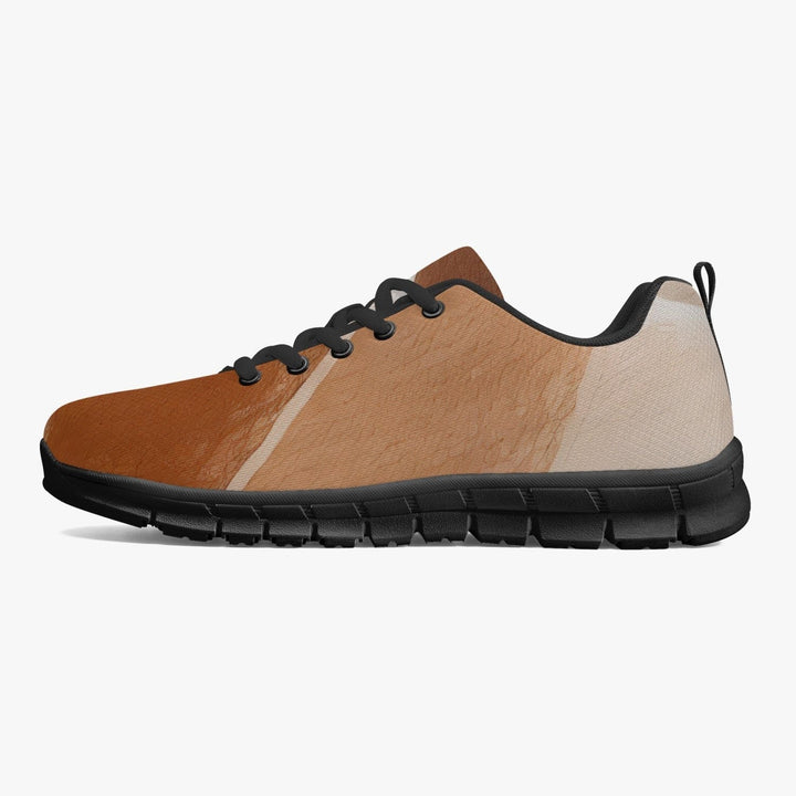 Sneakers for Men Stone Brown - Canvas Mesh Athletic Running Shoes - Mens