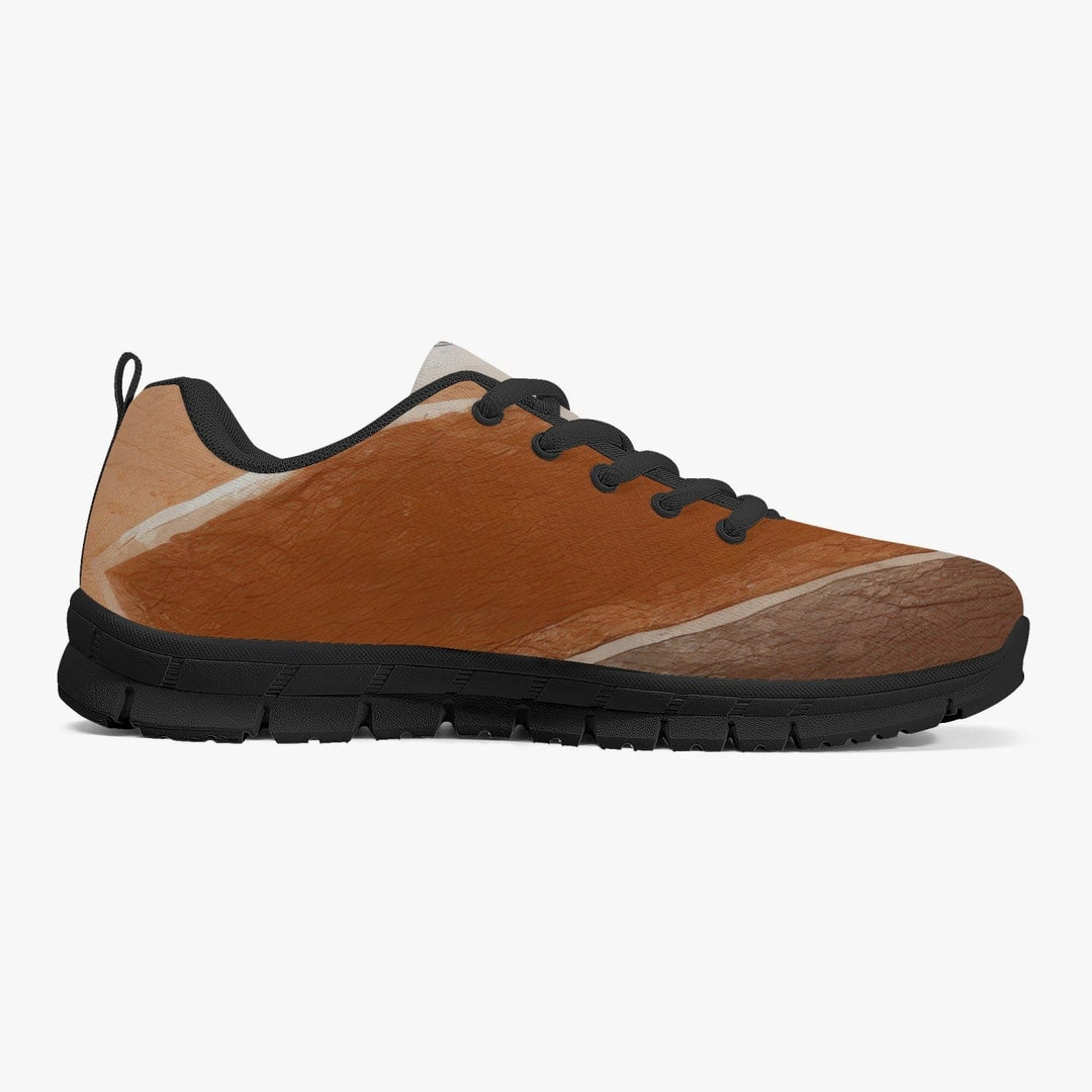 Sneakers for Men Stone Brown - Canvas Mesh Athletic Running Shoes - Mens