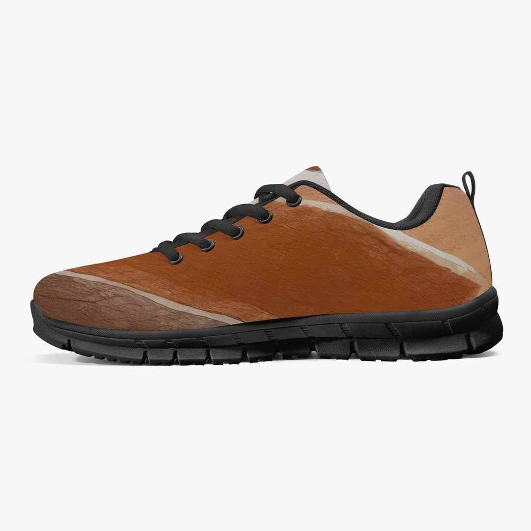 Sneakers for Men Stone Brown - Canvas Mesh Athletic Running Shoes - Mens